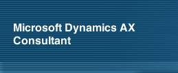 Microsoft Dynamics AX Consultant